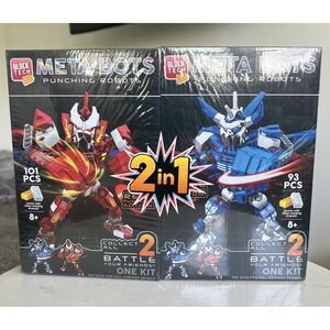 Block Tech Meta Bots‎ Punching Robot 2-in-1 Building Set STEM Creative Learning